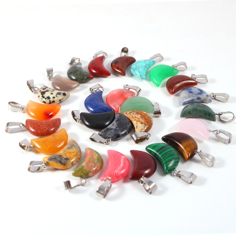 20 adet/torba Doğal Taş Krista - Crystal Pendant Necklace Natural Stone incelemesi ve fiyatı