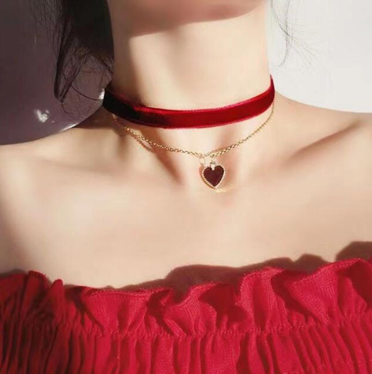 Romantik Çift Katmanlı Gerdanl - Layered Pendant Necklace Aesthetic incelemesi ve fiyatı