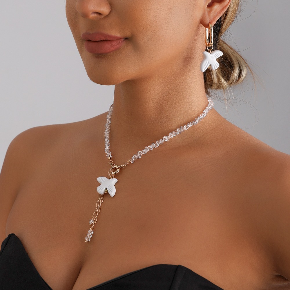 Beyaz güvercin inci gerdanlık  - Layered Pendant Necklace Aesthetic incelemesi ve fiyatı