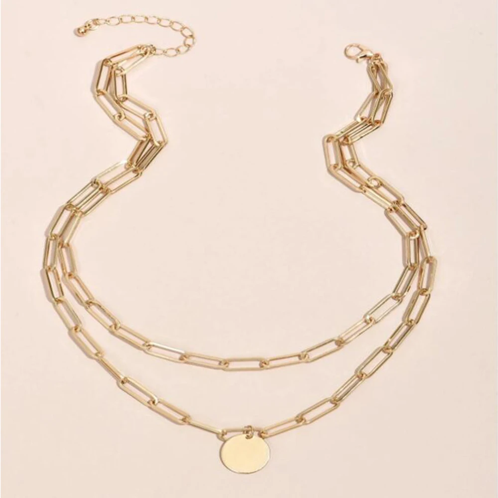 SUMENG 2024 Yeni Moda Vintage  - Layered Pendant Necklace Aesthetic incelemesi ve fiyatı