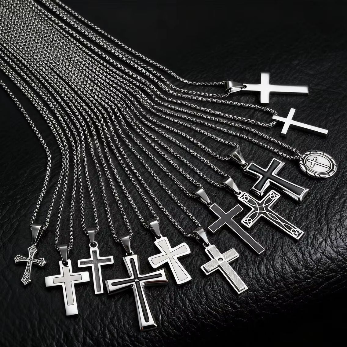Erkekler için Hip Hop Punk Haç - Cuban Link Chain 12Mm incelemesi ve fiyatı