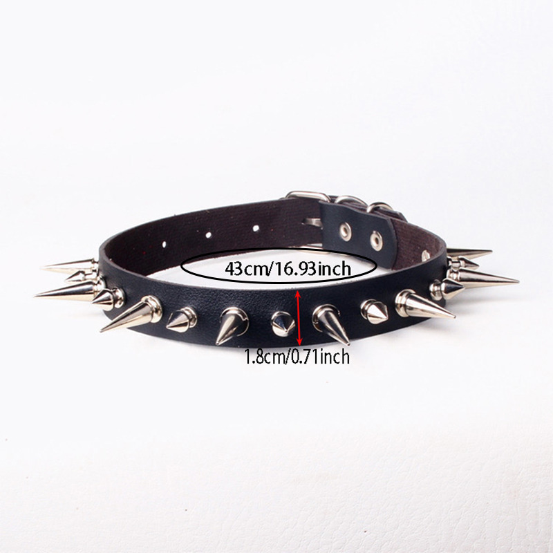 Punk Uzun Sivri Uçlu Choker, K - Goth Punk Spike Choker incelemesi ve fiyatı